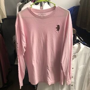 Riot Society Pink Long Sleeve Tee